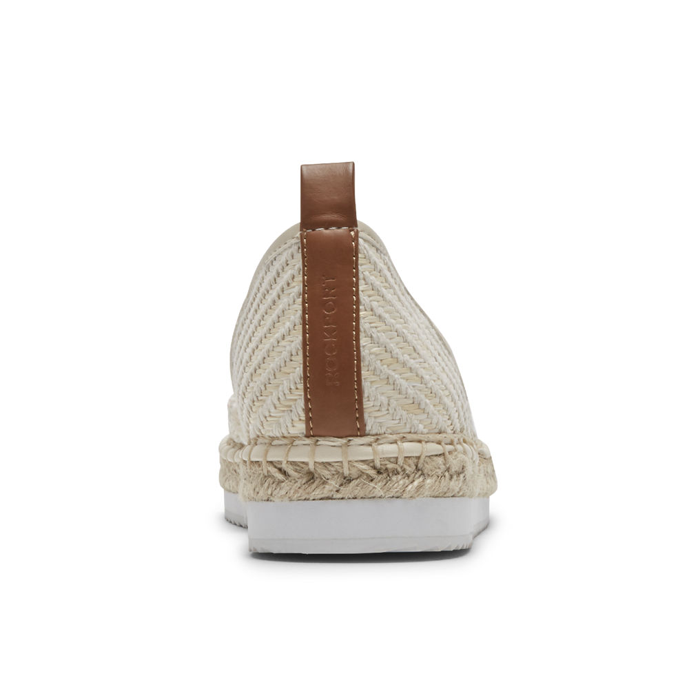 Slip-Ons Rockport Mujer Mexico - Seaview Bungee Beige - CDXHY6710